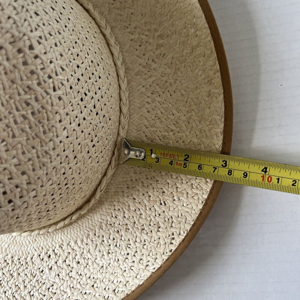 Freya Palm Sz L Hat UPF 50 Handmade Natural 100% Straw NWT Great gift - Picture 8 of 9